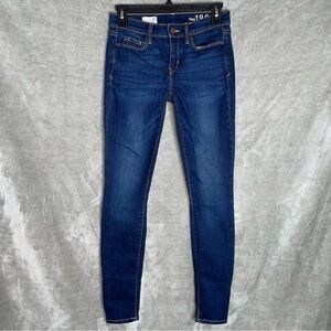 Gap Legging Jeans Santa Cruz Blue Size 24R Dark Wash Skinny Denim Jegging